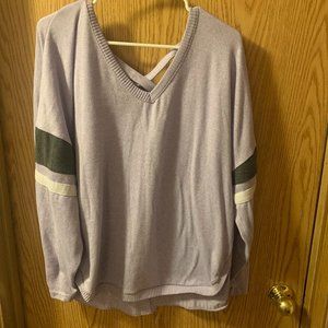 Women's Light Purple Sweater Top